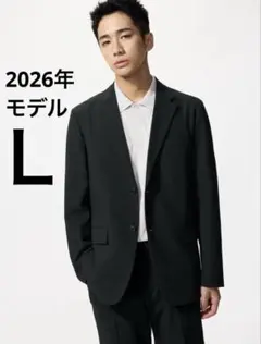 美品 2026年モデル　UNIQLO ユニクロ　感動ジャケット　ブラック