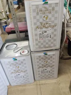 新品 SK エスケープレミアムシリコン SR-419 白系 半艶 5分艶 6缶 