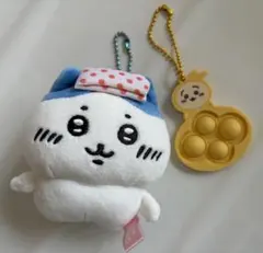 ちいかわ 温泉 マスコット キーホルダー セット ぬいぐるみ ハチワレ うさぎ