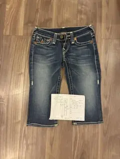 TRUE RELIGION デニム ハーフパンツ インディゴのサムネイル