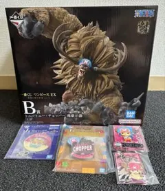 【新品未開封】ワンピース一番くじEX B賞トニートニー・チョッパー魂豪示像　他のサムネイル