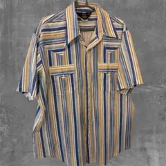 【古着】半袖 シャツ Sears Western Wear ストライプのサムネイル