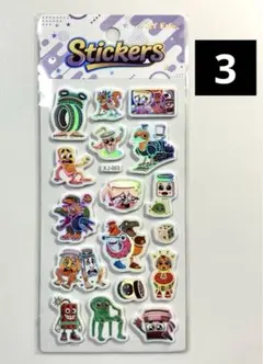 11. イタリアンブレインロット　3D キラキラ　スポンジシール　1枚