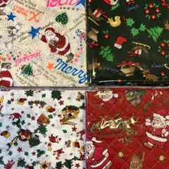 クリスマス柄生地セット C