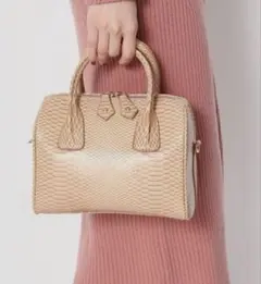 新品リリーブラウンクラシックボストンバック