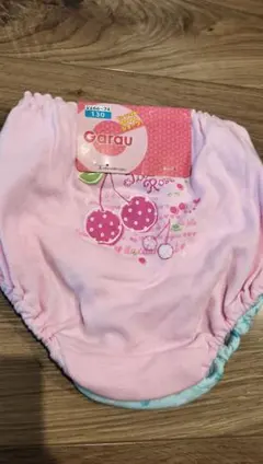 【匿名配送】チェリー柄 130サイズ 女の子用ショーツ　2枚組