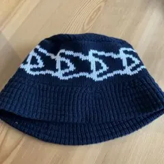 NEW ERA ニットバケット帽 M/L 黒