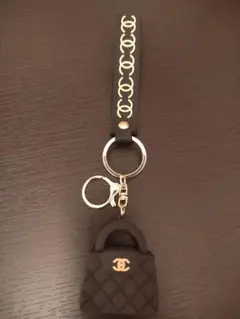 ブラックミニバッグキーホルダー黒2個
