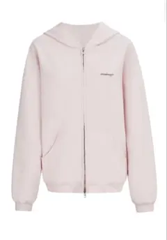andwang アンドワン ワンホン　パーカー　kirakira Mサイズ andwang kirakira zip up gray の通販 by きぴ's shop｜ラクマ