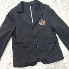 【any FAM】ジャケット フォーマル 黒 刺繍 120cm 男の子 入学式