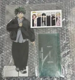 ヒロアカ　ベースヤードトーキョー　アクリル メガフィギュア 緑谷出久