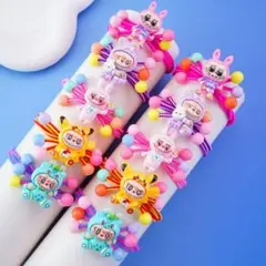 ラブブ付きヘアゴム 10点セット