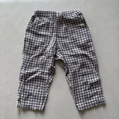 チェックパンツ