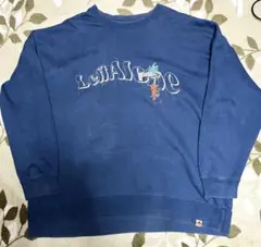 Left Alone ネイビー トレーナー