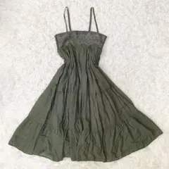 森ガール　フェアリーグランジ　レースキャミワンピース