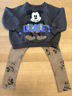 ミッキーマウス トレーナー＆レギンス セット 100cm