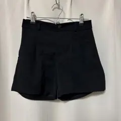 ハイウエスト ショートパンツ ブラック