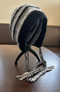 ボンネット　フード帽　ニット帽　バラクラバ