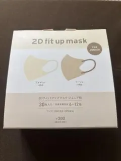 2D fit up mask ジュニア用 30枚入りのサムネイル