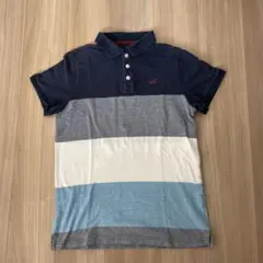 Hollister ストライプポロシャツ Mサイズ