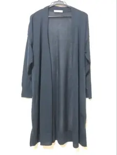 chocol raffine robe 長袖 カーディガン ネイビー