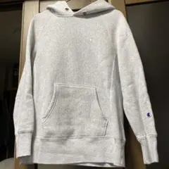 Champion グレー パーカー リバースウィーブ連休お値下げ