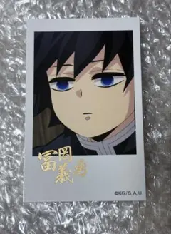 鬼滅の刃 ufotable 柱カフェ 立志編 チェキ風ブロマイド 冨岡義勇