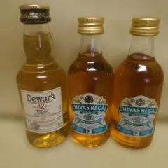 Dewar's 12年 & Chivas Regal 12年ミズナラセット
