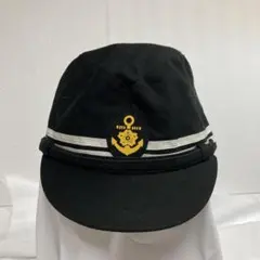 旧日本海軍　士官略帽　 黒　レプリカのサムネイル