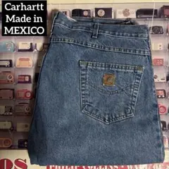 極美品】 希少 00s カーハート 革ロゴ メキシコ製 デニム W34 - メルカリ