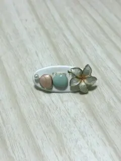 新品 フラワーピアス パステルカラー ゴールド 可愛い 春ピアス