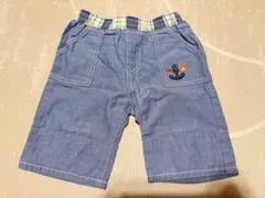 【美品】ホットビスケッツ ミキハウス デニムショートパンツ 半ズボン