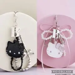 HELLO KITTY × BRILMY ミラー付きビーズストラップセット