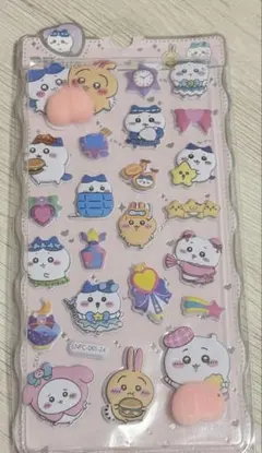 ペ*ズ様 ちいかわ　押したくなる可愛さ・大人も癒される　ぷにぷに立体シール おし