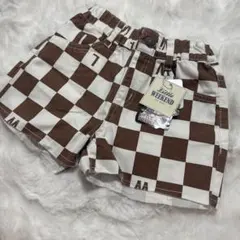 新品　リトルウィークエンド　ショートパンツ　チェック