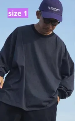 WIDE DAD Dad LONG-SLEEVE ボーダー 25AW サイズ1