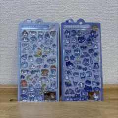 ボンボンドロップシール よるねこボンボン わんわんボンボン