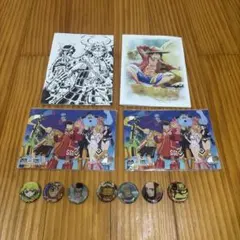 くら　ワンピース　ONE PIECE ノート、ポストカード、マグネット