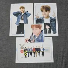 4枚セット 書き下ろしメッセージ入り BTS 君に届く 日本公式グッズ