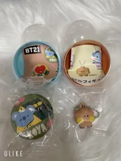 BT21 KOYA 缶バッジ SHOOKY フィギュア セット