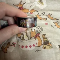 ポケモン マスキングテープ 黒 くら寿司　びっくらポン