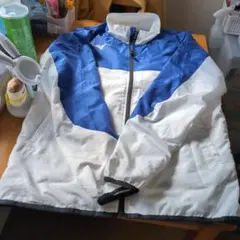 Mizuno ナイロンジャケット 2XL 青/白