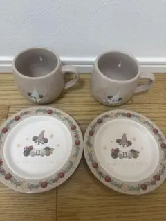 ディズニークリスマス2025 リルリンリン　カップ&プレート　4点セット