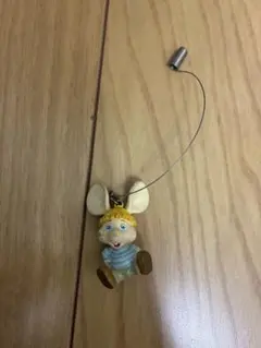 トッポジージョ 레트로 フィギュア ストラップ ネズミ 当時物