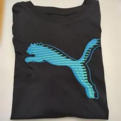 新品　PUMA 　クルーネック　Tシャツ 　メンズ　ブラック　Ｌサイズ