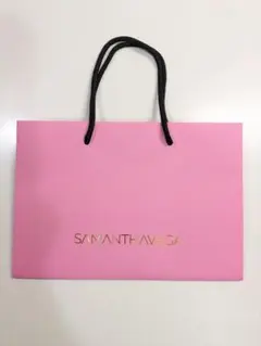 【SAMANTHAVEGA 】ショップ袋 ショッパー ピンクのサムネイル