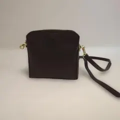 ダークブラウン ショルダーバッグのサムネイル