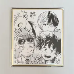 僕のヒーローアカデミア　劇場版　色紙　ワールドヒーローズミッション　来場者特典