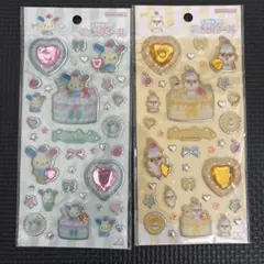 【正規品】キラキラジュエルシール　ウサハナ　コロコロクリリン　２点セット