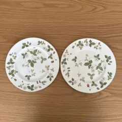 ウエッジウッド　ワイルドストロベリー　プレート2枚セット